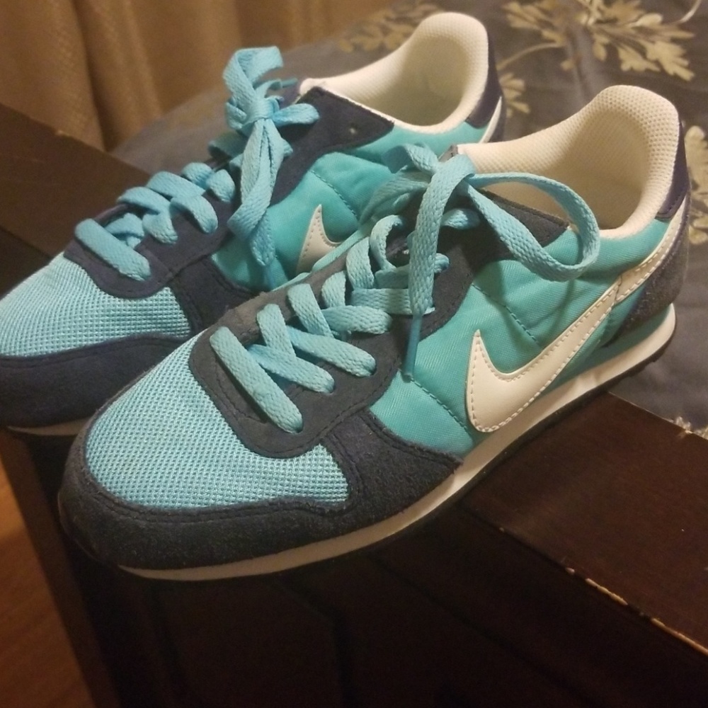 Cute blue women's Nike shoes